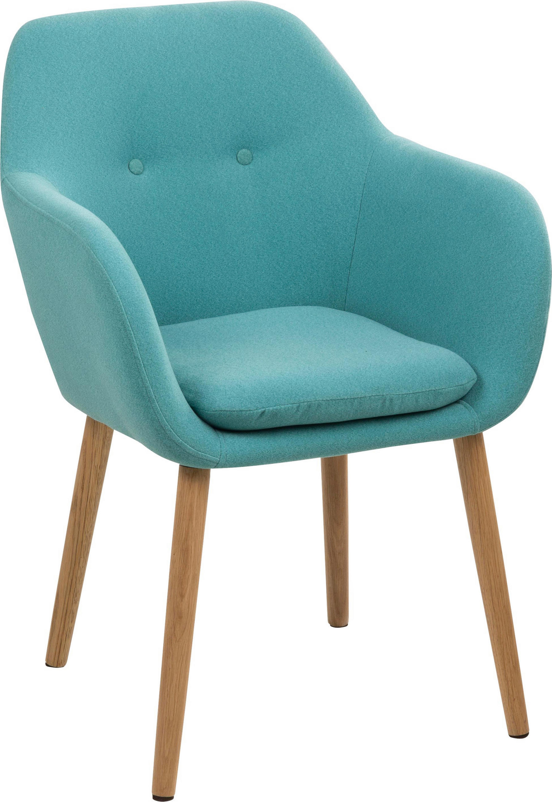 Armlehnstuhl in Hellblau