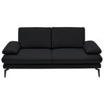 2,5-SITZER in Leder Anthrazit  - Anthrazit/Schwarz, Design, Leder/Metall (196/86/104cm) - Dieter Knoll