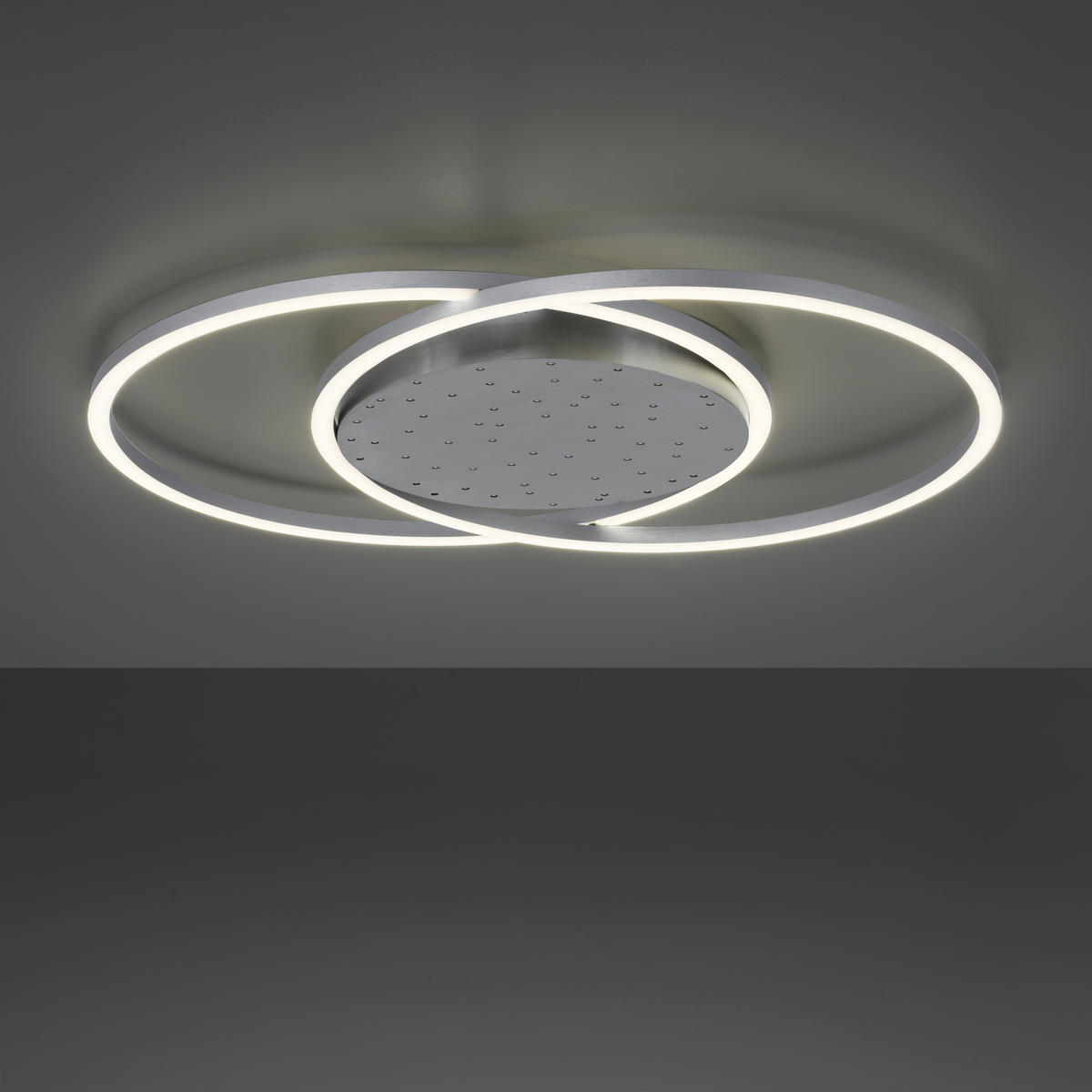 LED-DECKENLEUCHTE   - Grau, Design, Kunststoff/Metall (66,8/50cm)