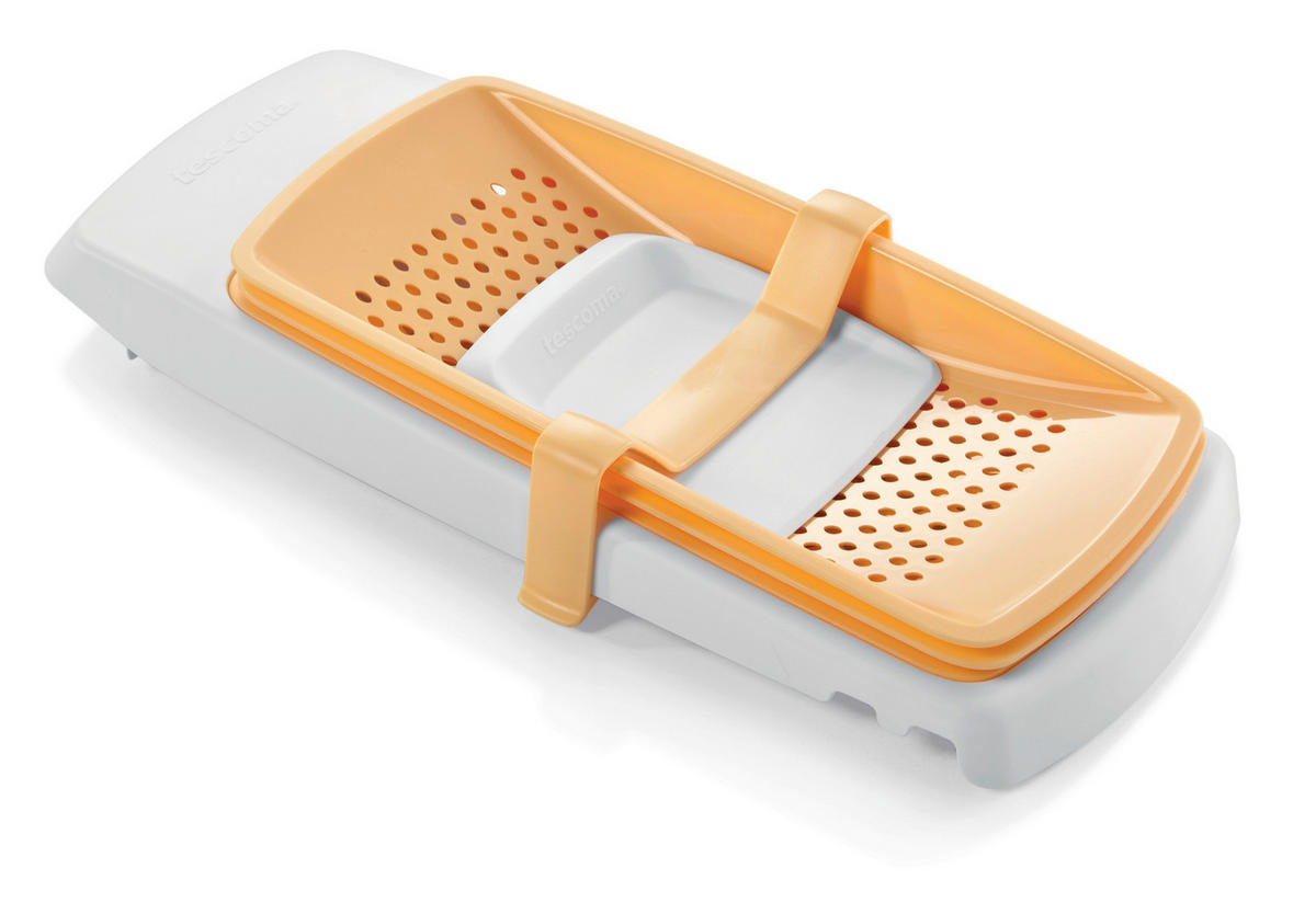 KRÁJAČ PLÁTKOV - žltá/krémová, Basics, plast (37.5/18/4.7cm) - Tescoma