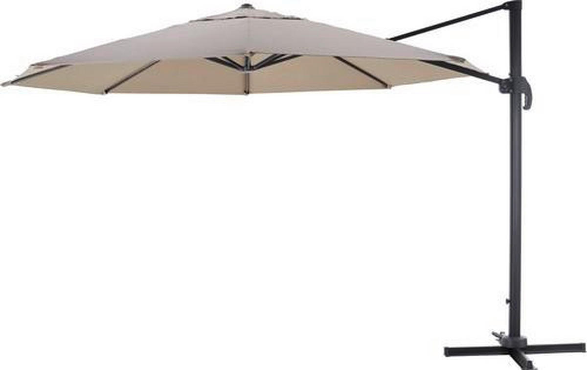 SUNCOBRAN   - siva/taupe, Lifestyle, metal/tekstil (350cm) - Ambia Garden
