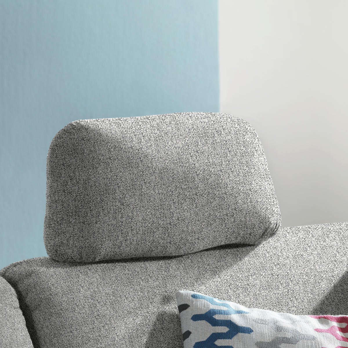 ECKSOFA  in Mikrovelours Naturfarben  208/227 cm  - Eichefarben/Rot, KONVENTIONELL, Holz/Textil (208/227cm) - Sedda