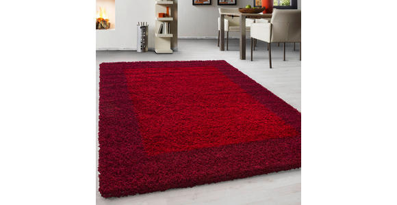 HOCHFLORTEPPICH 240/340 cm Life 1503 Rot, Hellrot - Hellrot/Rot, KONVENTIONELL, Textil (240/340cm) - Novel