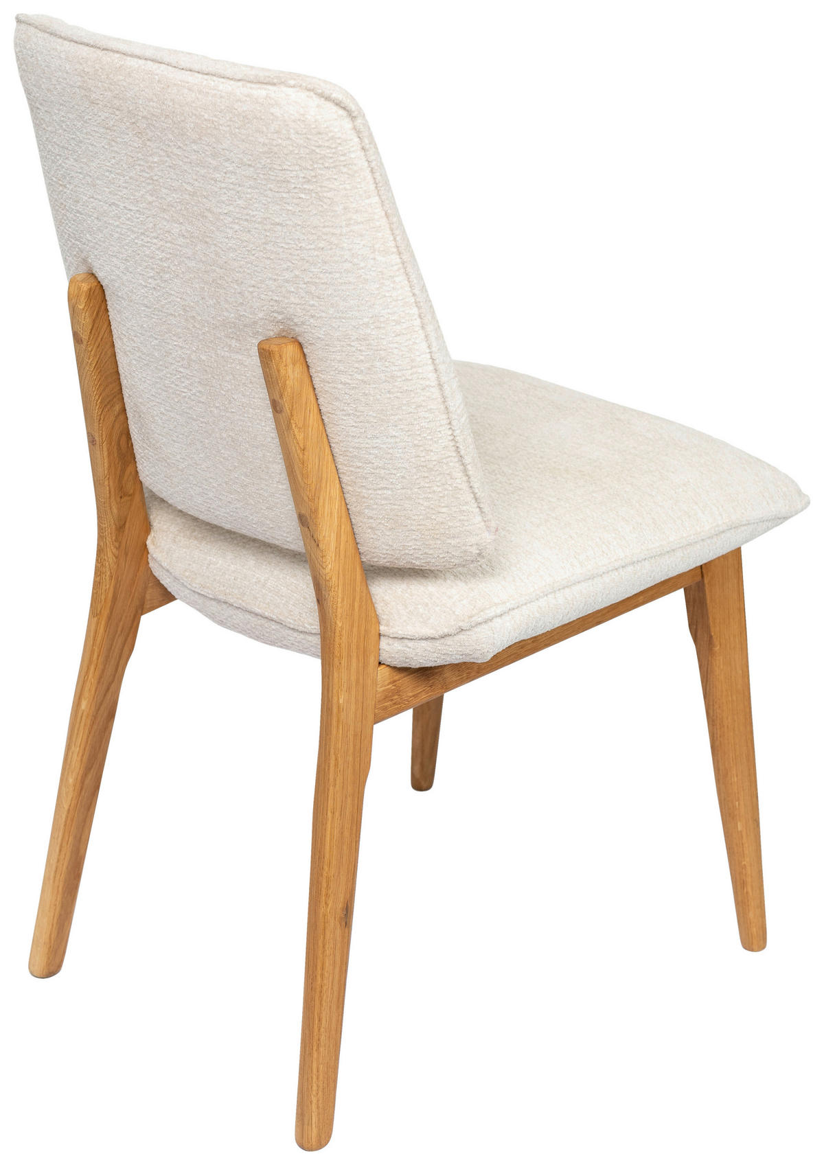 STUHL  Stoffauswahl Webstoff  - Eichefarben/Beige, MODERN, Holz/Textil (48/89,5/60cm) - Carryhome