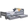 STAURAUMBETT 90/200 cm  in Hellgrau  - Hellgrau, MODERN, Holz (90/200cm) - MID.YOU