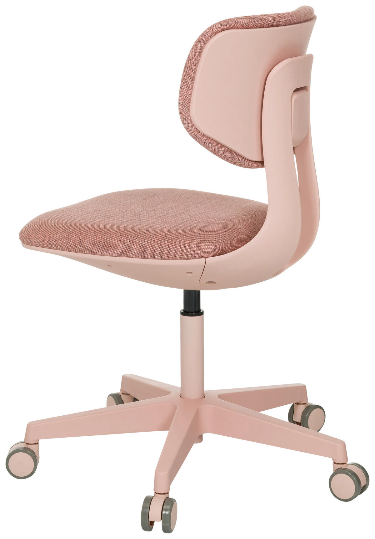 SNURRSTOL FÖR UNGDOMAR  i rosa  - rosa, Modern, textil/plast (51/72- 87/51cm) - MID.YOU