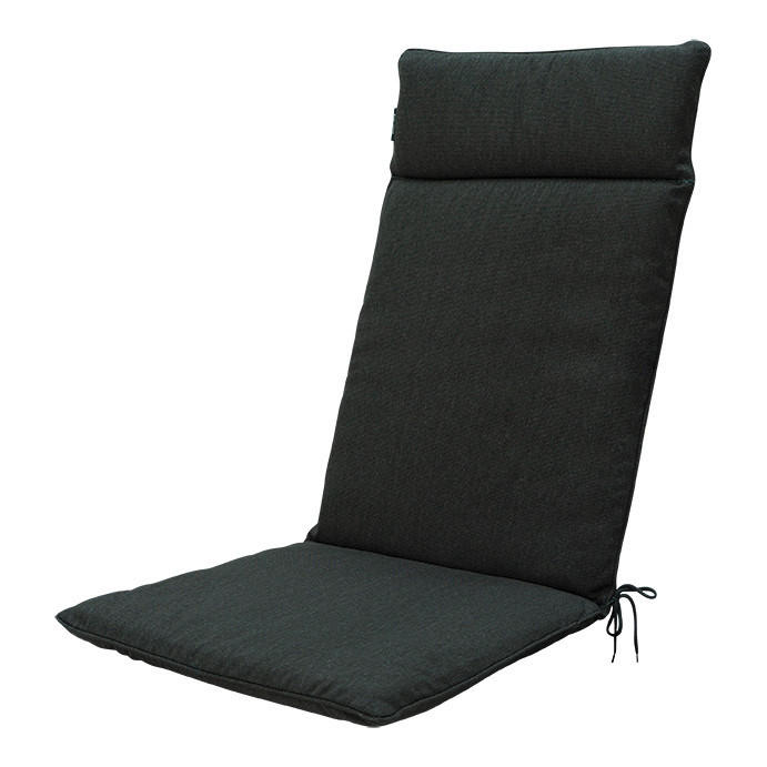 SESSELAUFLAGE in Anthrazit  - Anthrazit, Basics, Textil (120/50/4cm)