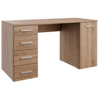 PSACÍ STŮL, Sonoma dub, 138/74/60 cm - Sonoma dub, Konvenční, kompozitní dřevo/plast (138/74/60cm) - Xora
