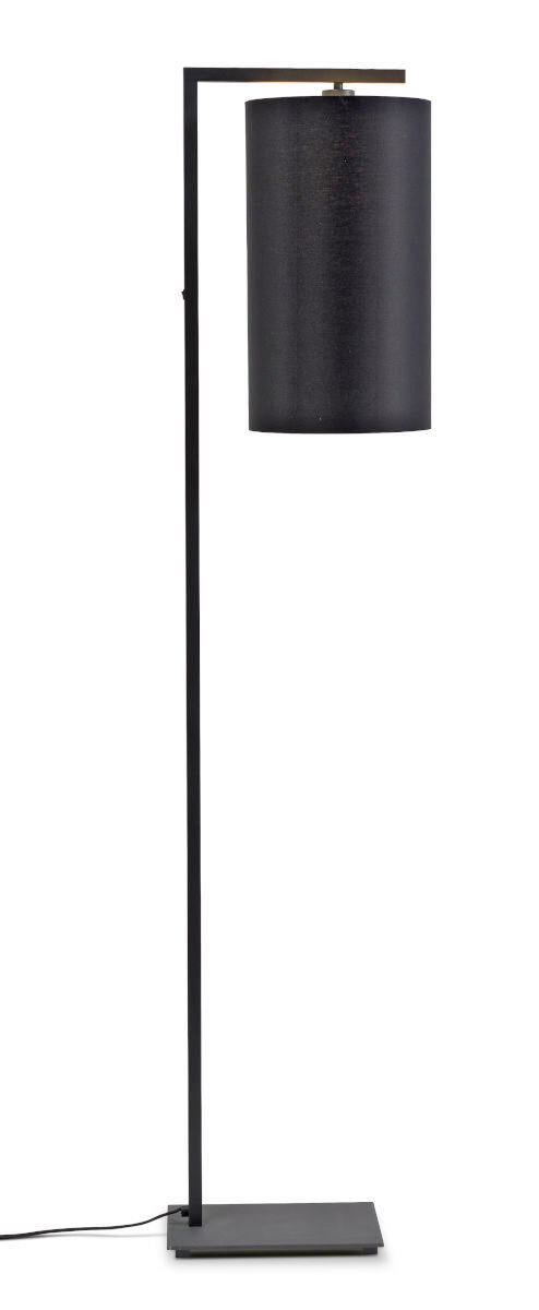 STEHLEUCHTE 35/160 cm    - Schwarz, Basics, Textil/Metall (35/160cm) - It's about Romi