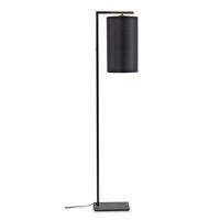 STOJACÍ LAMPA, 35/160 cm  - černá, Basics, kov/textil (35/160cm) - It's about Romi