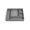 SCHUBLADENBOX    30/30/5 cm  - Grau, Basics, Karton/Papier (30/30/5cm)