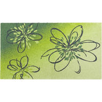 BADEMATTE Grün 70/120 cm  - Grün, KONVENTIONELL, Kunststoff/Textil (70/120cm) - Grund