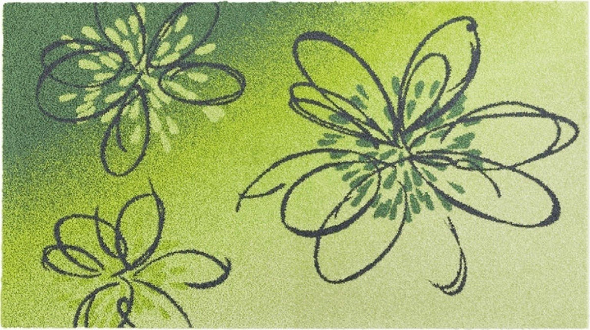 BADEMATTE Grün 70/120 cm  - Grün, KONVENTIONELL, Kunststoff/Textil (70/120cm) - Grund