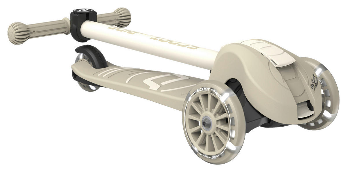 KINDERSCOOTER Highwaykick 3S  - Greige, Basics, Kunststoff (27/58/57,5cm) - Scoot and Ride