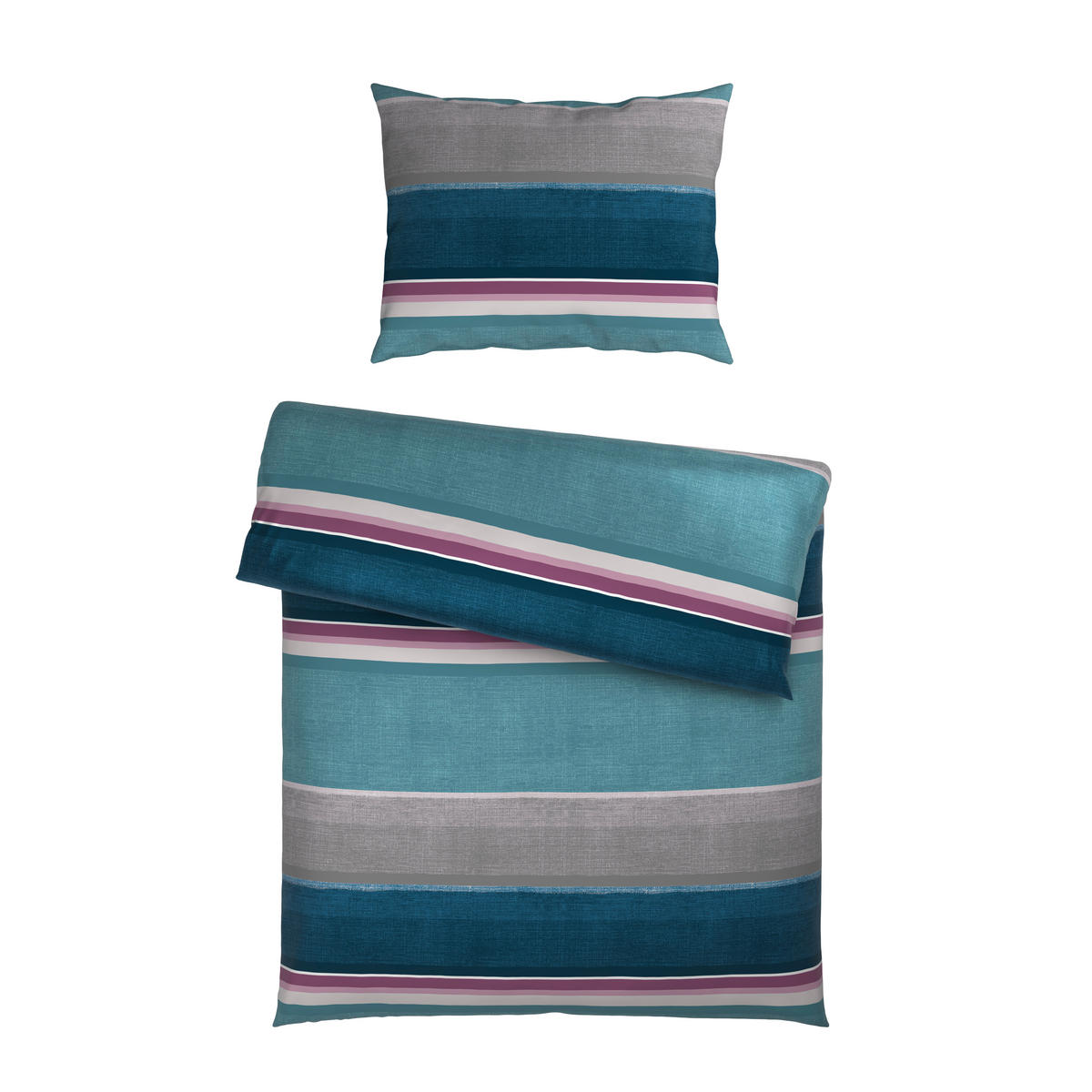 BETTWÄSCHE CUBY Satin 140/200 cm  - Petrol, KONVENTIONELL, Textil (140/200cm) - Esposa