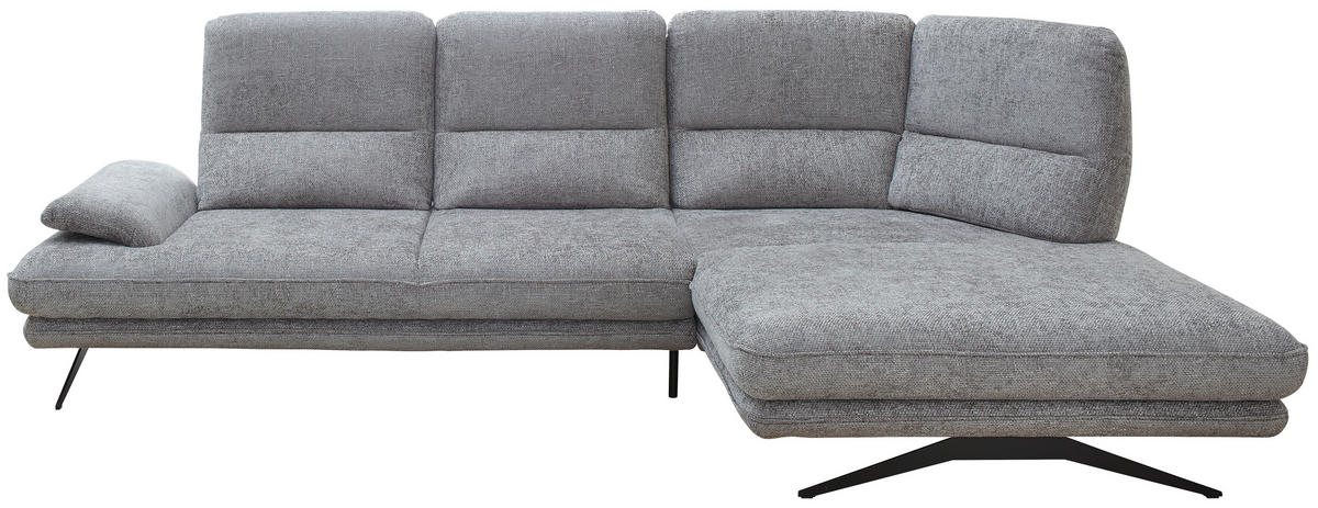 COLȚAR, textil, gri, 309/182 cm - negru/gri, Design, metal/textil (309/182cm) - Stylife