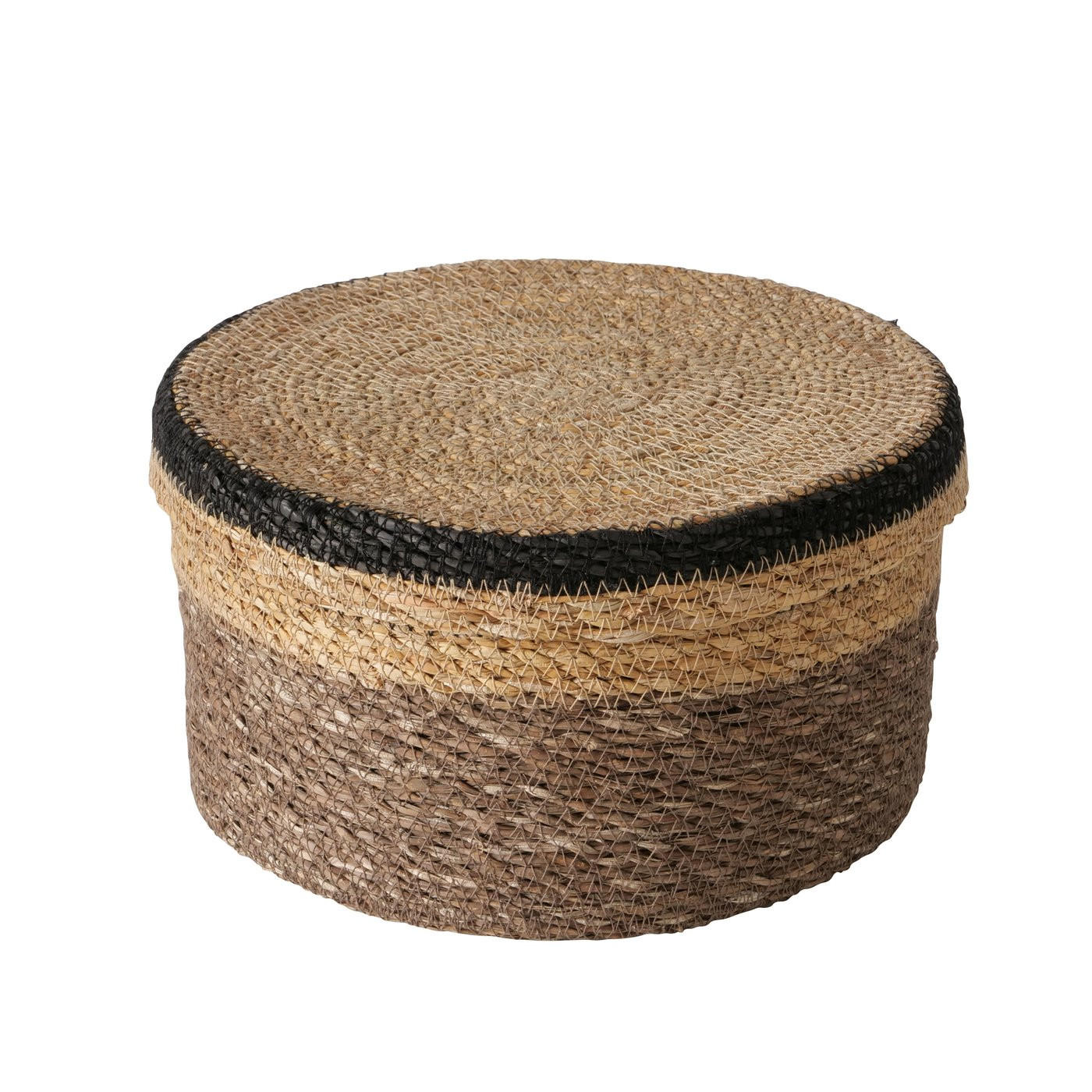 DEKOKORB - Schwarz/Braun, Basics, Naturmaterialien (16/10cm)