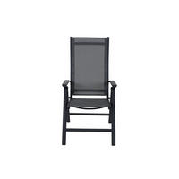 GARTENKLAPPSESSEL Aluminium Anthrazit  - Anthrazit, Basics, Kunststoff/Metall (60/110/66cm) - Siena Garden