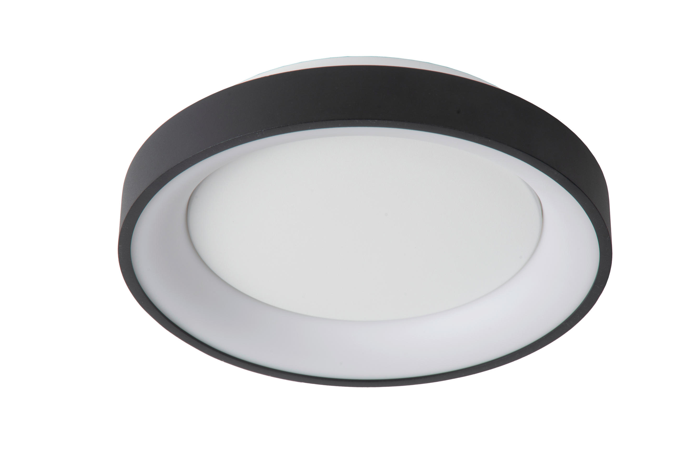 Lucide Led-Deckenleuchte Vidal Schwarz 28x6x28 cm