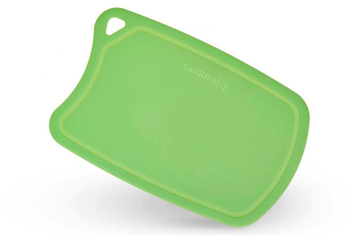 DASKA ZA REZANJE  plastika  SAMURA  - zelena, Basics, plastika (38/25/2cm) - Samura