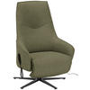 RELAXSESSEL in Textil Olivgrün  - Anthrazit/Olivgrün, Design, Textil/Metall (70/112/85cm) - Himolla