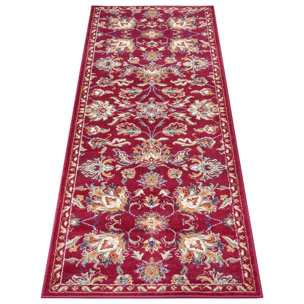 Thumbnail - Xxxl Läufer Luxor, Mehrfarbig, Rot, Kunststoff, orientalisch, rechteckig, 80x240 cm, Oeko-Tex® Standard 100, für Fußbode...