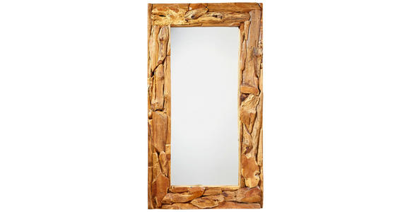 WANDSPIEGEL 100/180/7 cm    - Teakfarben, LIFESTYLE, Glas/Holz (100/180/7cm) - Landscape