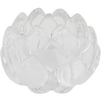 DRŽAČ ZA ČAJNU SVEĆICU  staklo  - prozirna, Osnovno, staklo (8/5cm) - Ambia Home