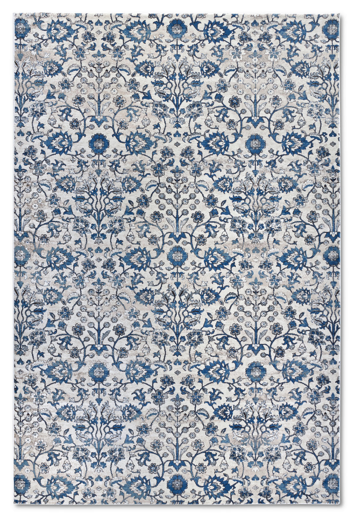 FLACHWEBETEPPICH 200/280 cm Kollektion 1869 Blau, Creme  - Blau/Creme, Design, Kunststoff/Textil (200/280cm) - Villeroy & Boch