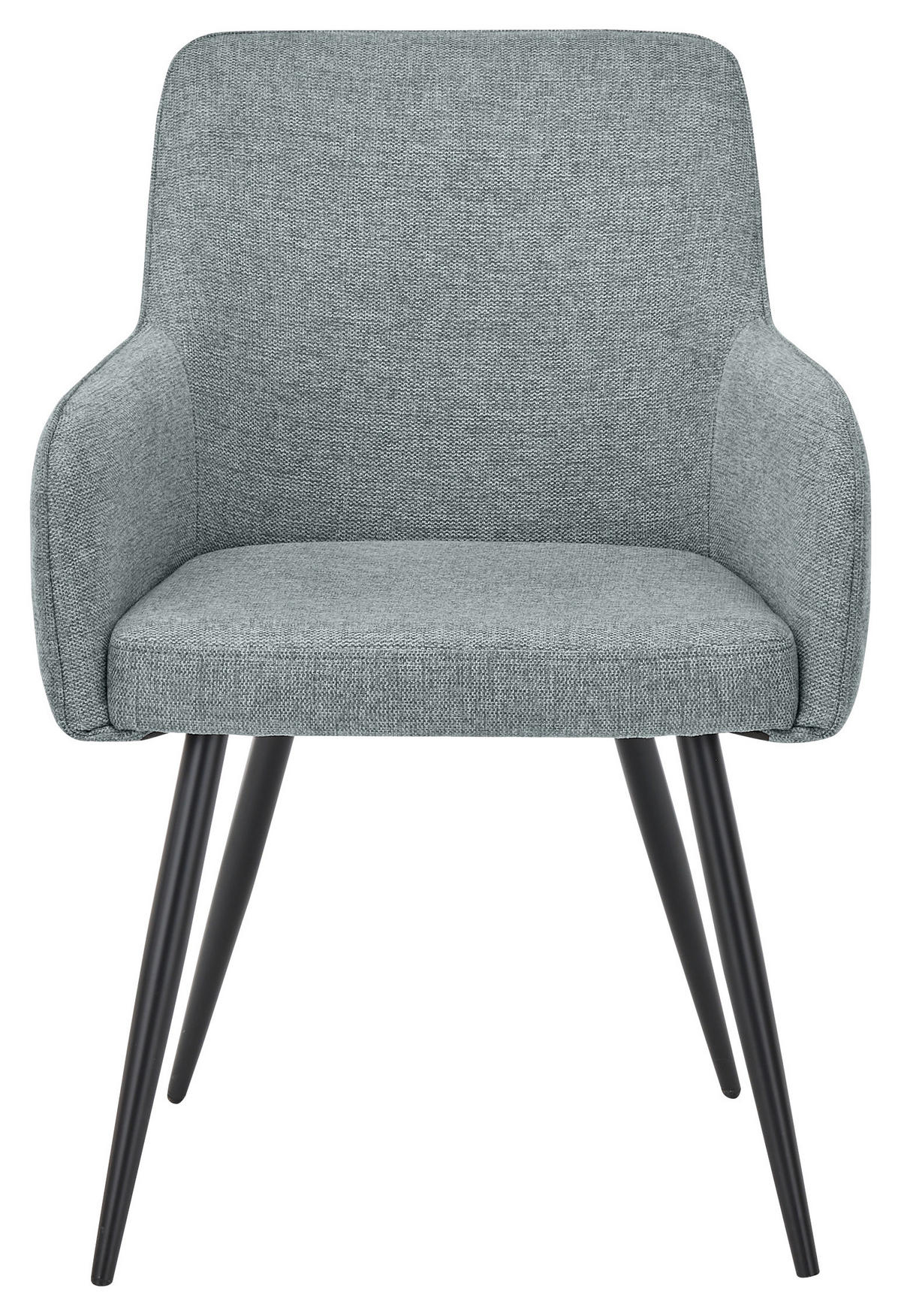 ARMLEHNSTUHL  in Eisen  - Schwarz/Grau, Design, Kunststoff/Metall (61/85/64cm) - SetOne by Musterring