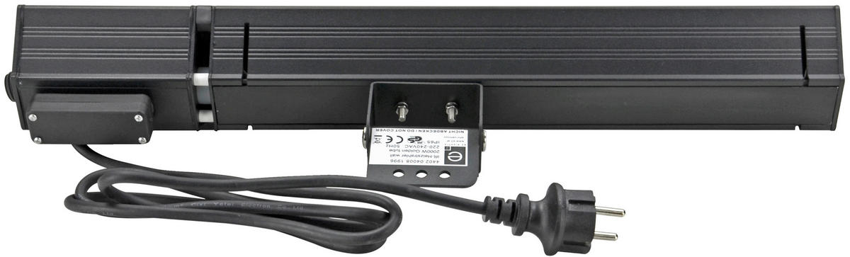 INFRAROTSTRAHLER - Schwarz, Basics, Metall (54/9,4/12,5cm)