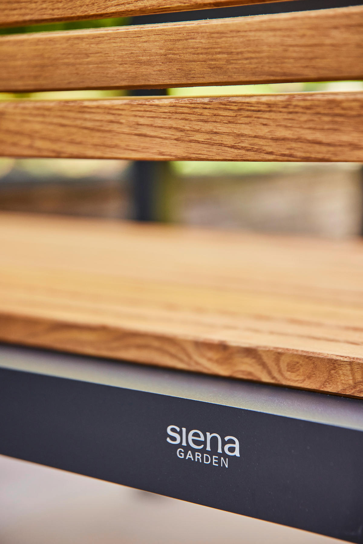 GARTENBANK 180/84/157,5 cm  in Naturfarben  - Anthrazit/Robinienfarben, KONVENTIONELL, Holz/Metall (180/84/157,5cm) - Siena Garden