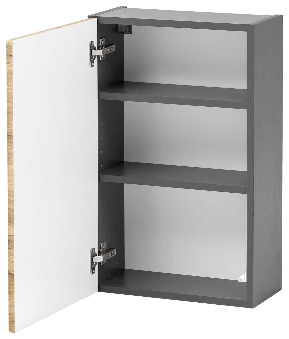 HÄNGESCHRANK 40/64/20 cm  - Eichefarben/Graphitfarben, KONVENTIONELL, Holzwerkstoff (40/64/20cm) - Held