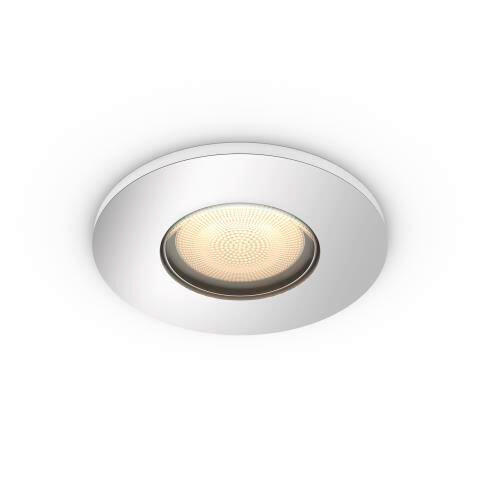 LED-SPOTKOPF 9,45/9,45/7 cm   - Alufarben, Basics, Kunststoff (9,45/9,45/7cm) - Philips HUE