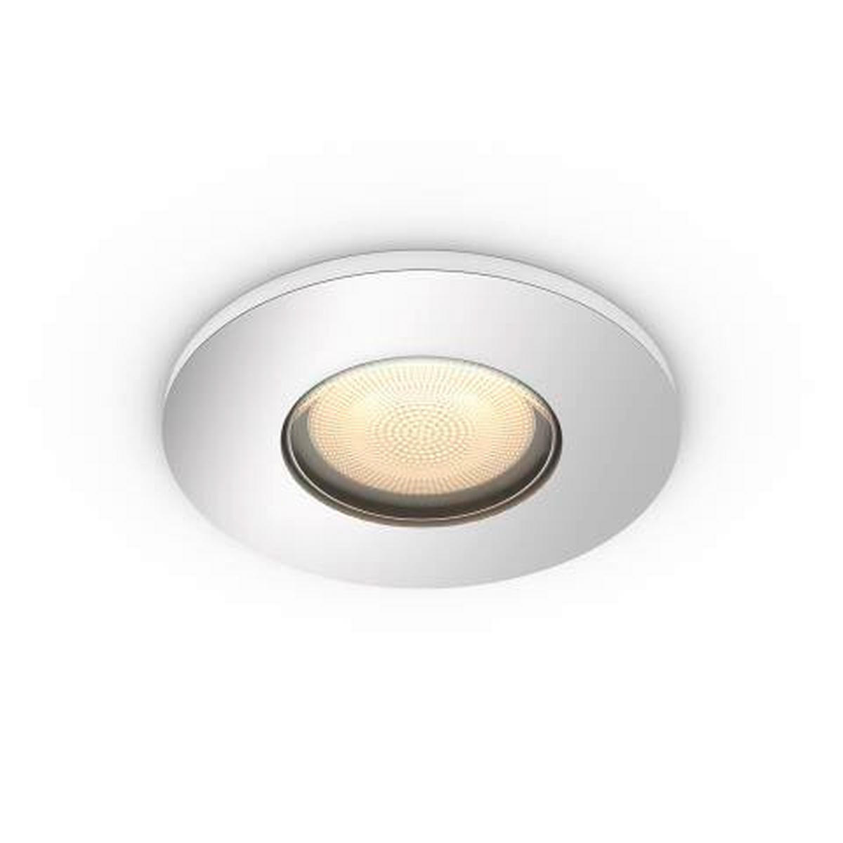 LED-SPOTKOPF 9,45/9,45/7 cm   - Alufarben, Basics, Kunststoff (9,45/9,45/7cm) - Philips HUE