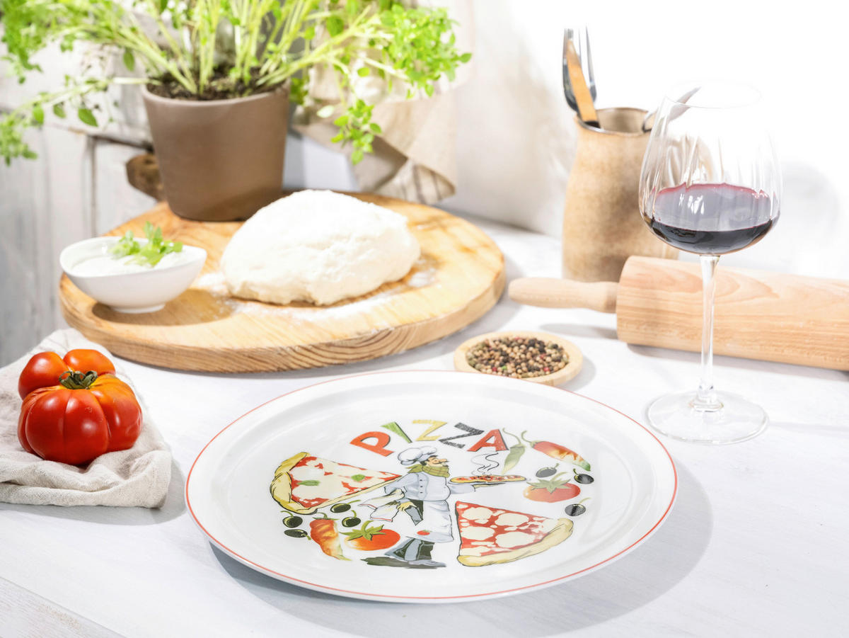 PIZZATALLRIK Milano Luigi  30 cm   - multicolor, Basics, keramik (30cm) - Creatable