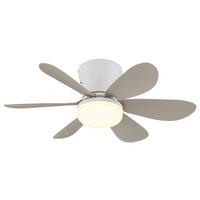 DECKENVENTILATOR Delores 51/16,5 cm  - Opal/Weiß, Design, Kunststoff/Metall (51/16,5cm) - Globo