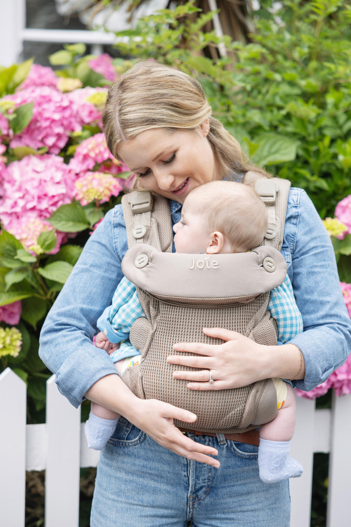 BABYTRAGE Savvy Air  - Schlammfarben, Basics, Textil (76/91/148cm) - Joie