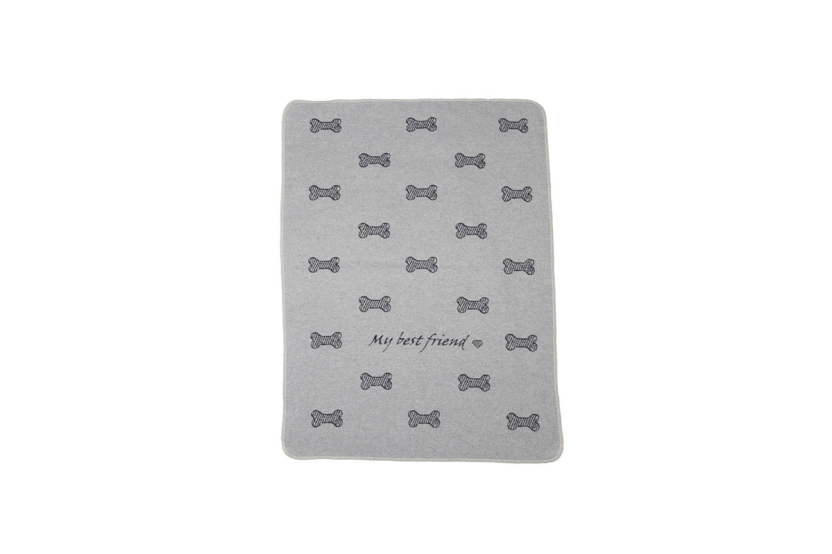 DEKA PRE PSOV, bavlna, 70/90 cm - sivá, Design, textil (70/90cm) - David Fussenegger