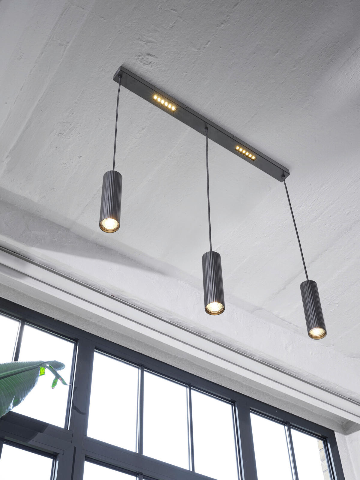 HÄNGELEUCHTE 82.5/5.6/124 cm  - Design, Metall (82.5/5.6/124cm) - Osram