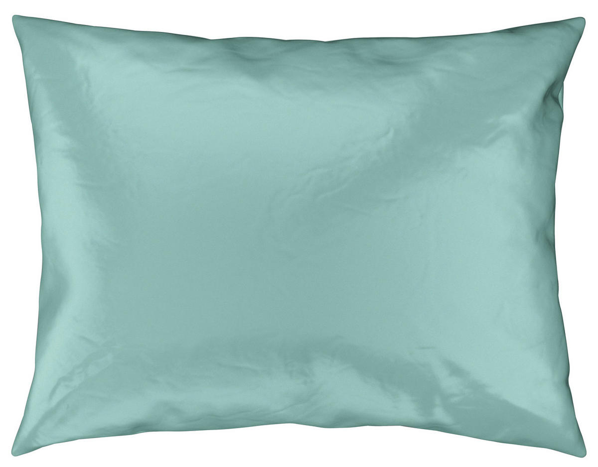 BETTWÄSCHE TANJA Satin 140/220 cm  - Salbeigrün, Basics, Textil (140/220cm) - Novel