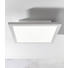 LED STROPNÍ SVÍTIDLO - bílá/barvy stříbra, Basics, kov (30/30/5,6cm) - Novel