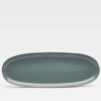 PLATTE - Grau, Basics, Keramik (34/12,5/2,1cm) - Van Well