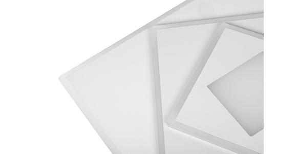 LED-DECKENLEUCHTE 47,7/47,7/6 cm - Weiß, Basics, Kunststoff/Metall (47,7/47,7/6cm) - Novel