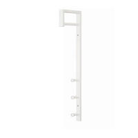 NÁSTĚNNÝ VĚŠÁK - bílá, Basics, kov (70/3/19cm)
