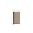 HÄNGESCHRANK 39,8/72/23,8 cm  - Taupe, MODERN, Holzwerkstoff (39,8/72/23,8cm) - Xora