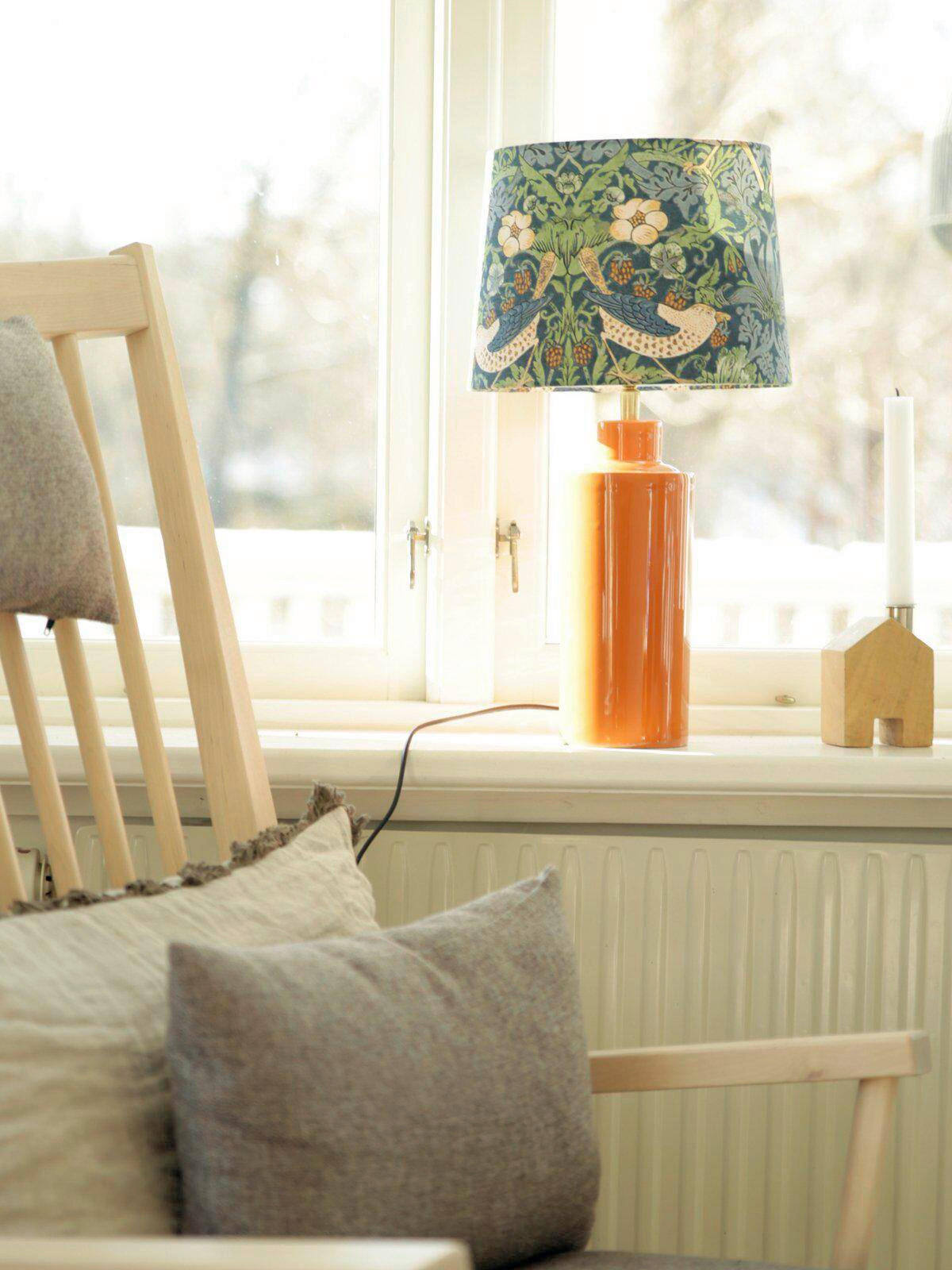 TISCHLEUCHTE PR Home Solo 40/48 cm   - Orange/Grün, LIFESTYLE, Metall (40/48cm)