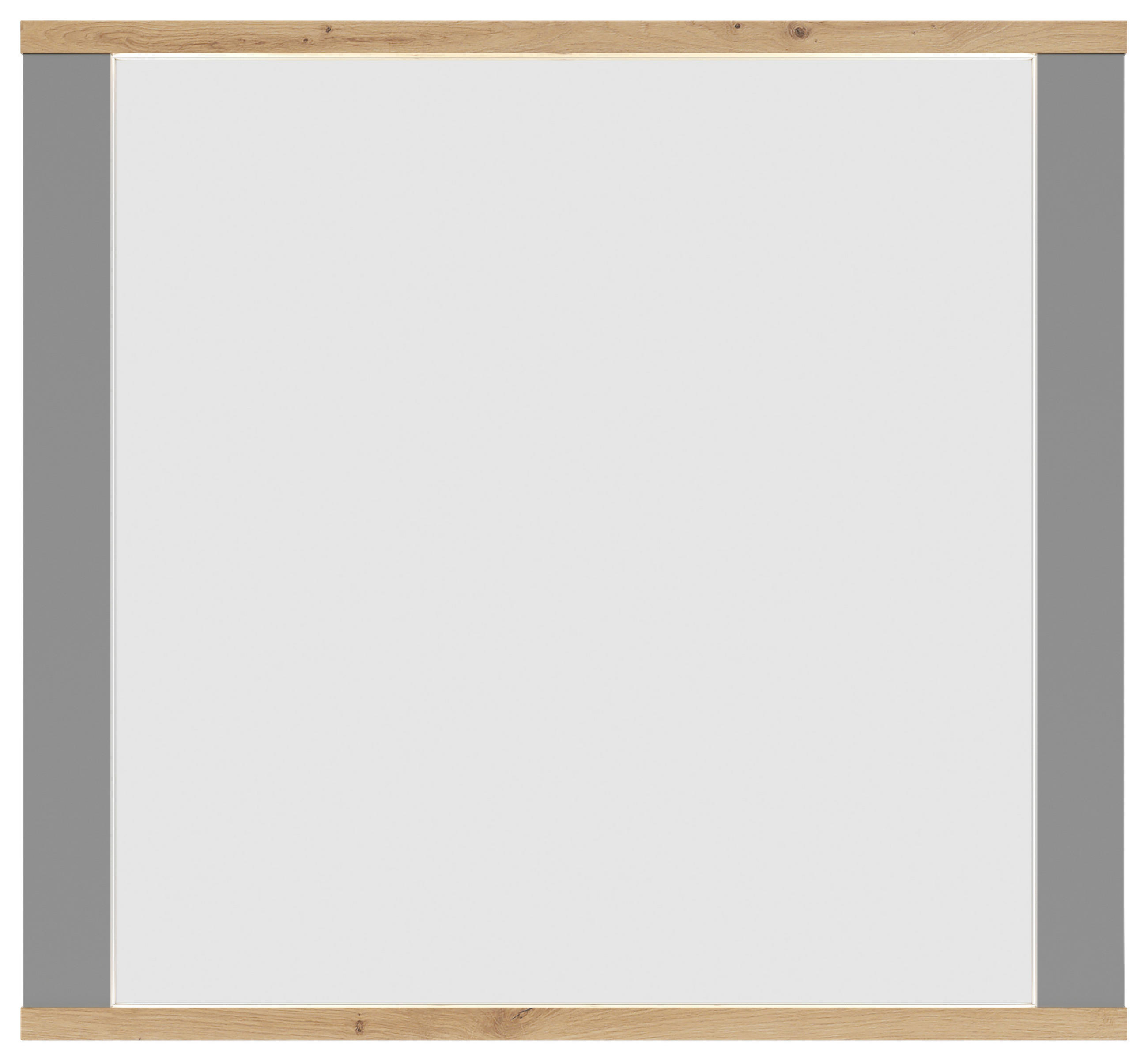 WANDSPIEGEL 94/87/5 cm  - Eiche Artisan/Grau, LIFESTYLE, Glas/Holzwerkstoff (94/87/5cm) - Hom`in