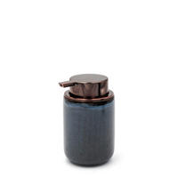 SEIFENSPENDER ABBY  - Dunkelgrau/Braun, Basics, Keramik/Kunststoff (8/12,5/8cm) - Sadena