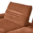 ECKSOFA  in Chenille Rostfarben  170-195/280 cm  - Rostfarben/Schwarz, Design, Textil/Metall (170-195/280cm) - Dieter Knoll